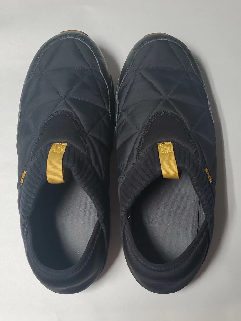 Teva Mens Ember MOC Black Quilted Slip-On Shoes Size 12 Ripstop Gorpcore Hike